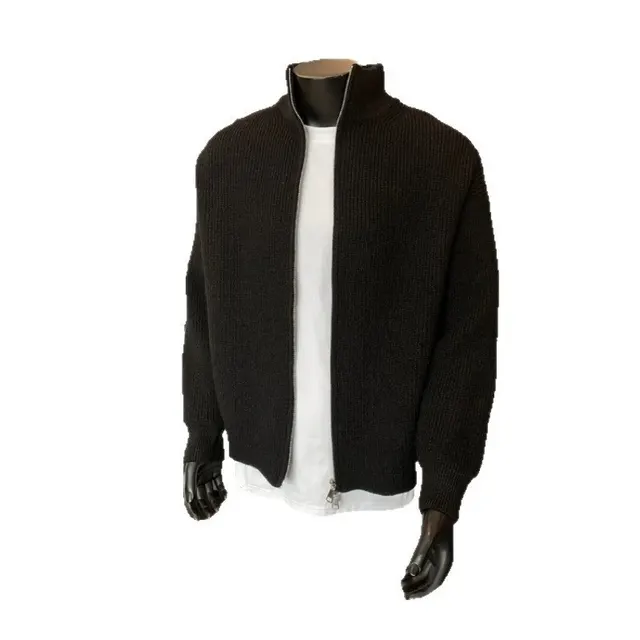 Cardigan zippé en maille
