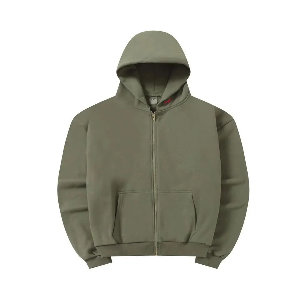 Hoodie zippé oversize