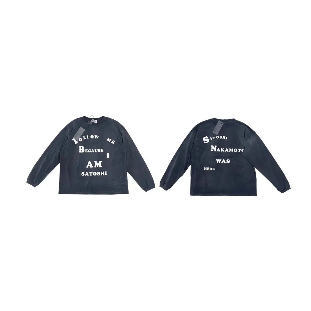 Longsleeve Saint Michael Satoshi Nakamoto