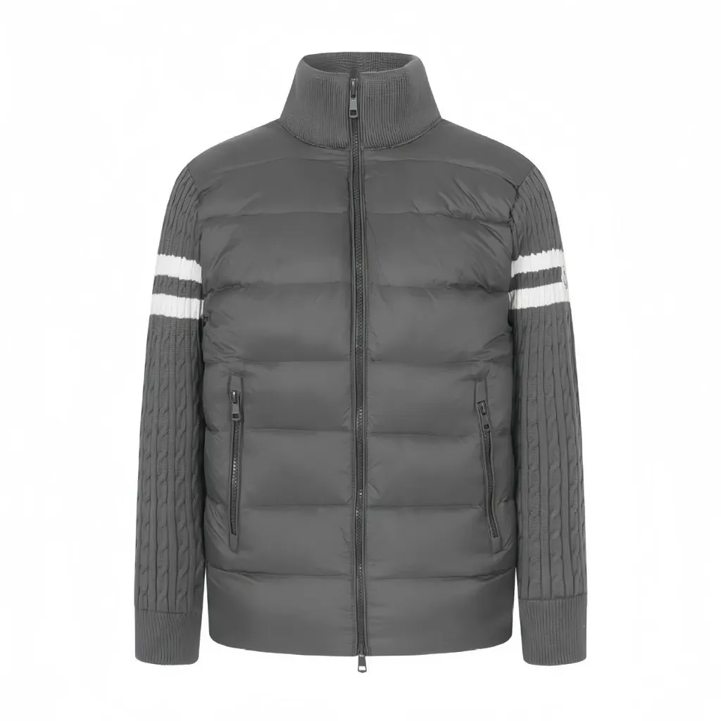 Doudoune Moncler manches maille