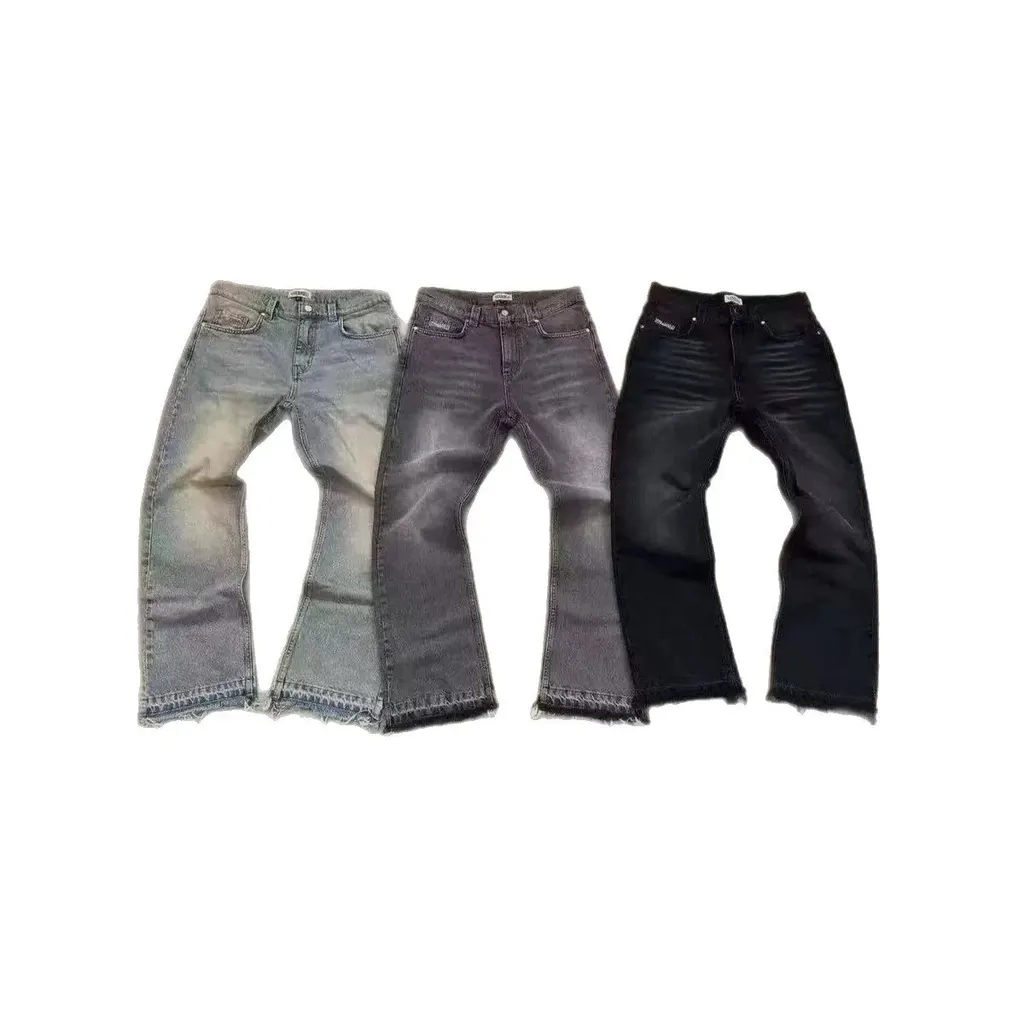 Jean flare délavé
