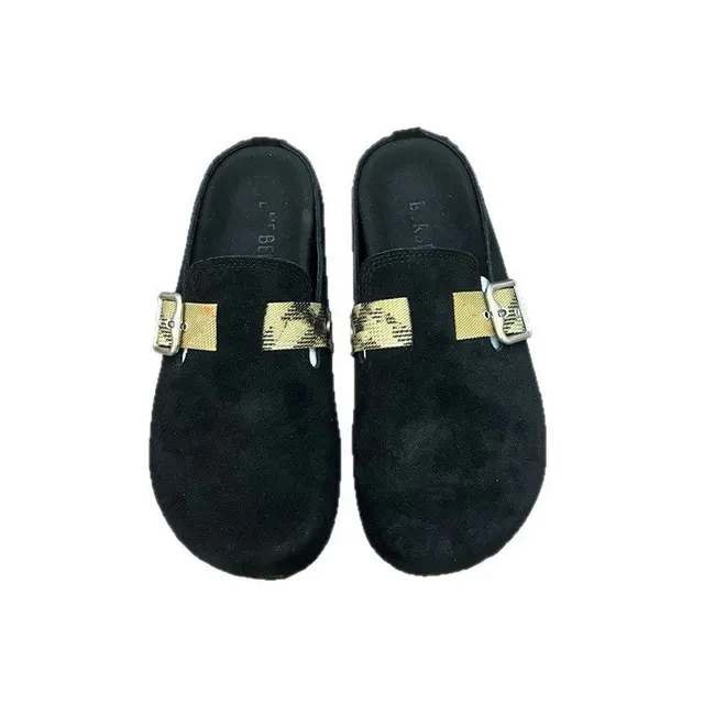 Mules Burberry en daim
