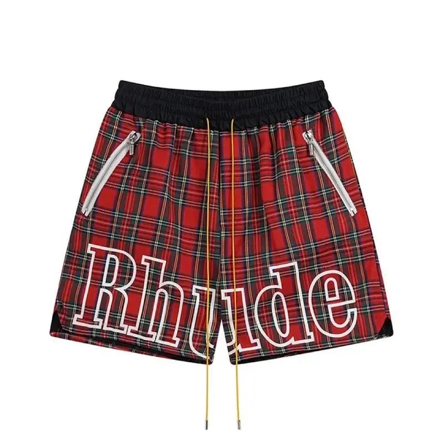 Short Rhude à carreaux