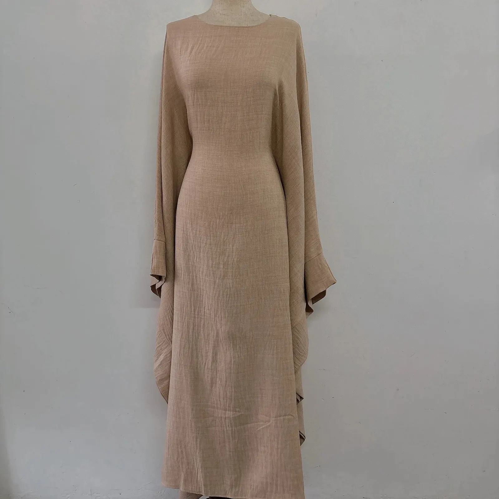 Robe longue manches chauve-souris