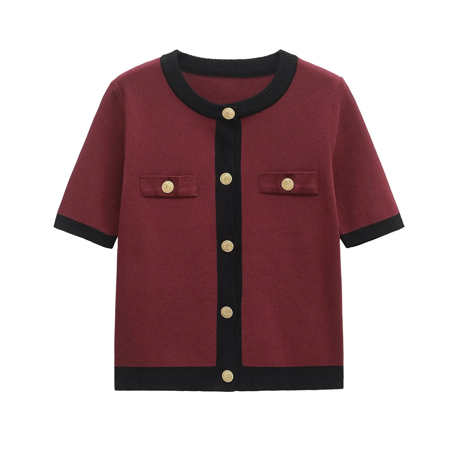 Cardigan court en maille