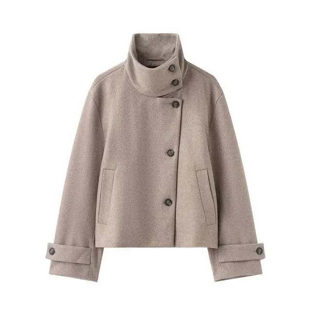 Veste courte col montant