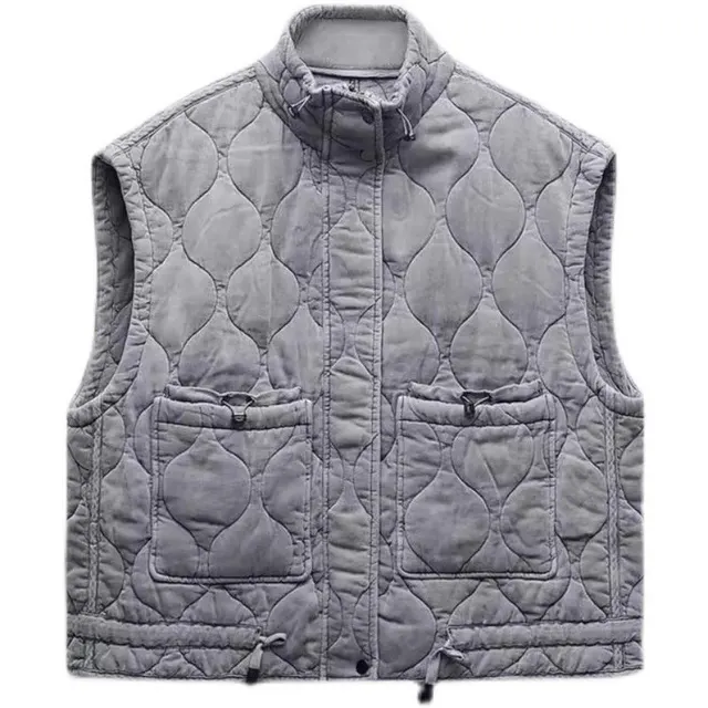 Gilet matelassé col montant