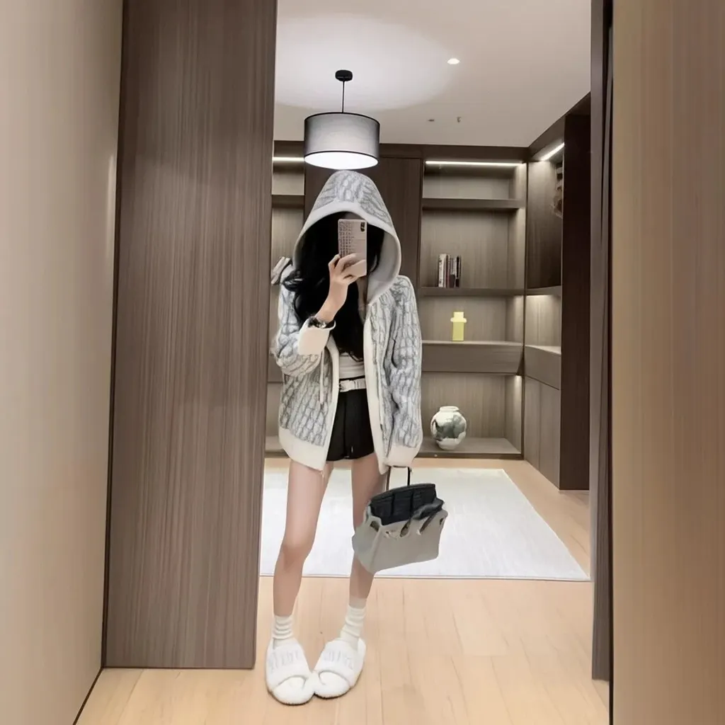 Hoodie zippé Dior Oblique