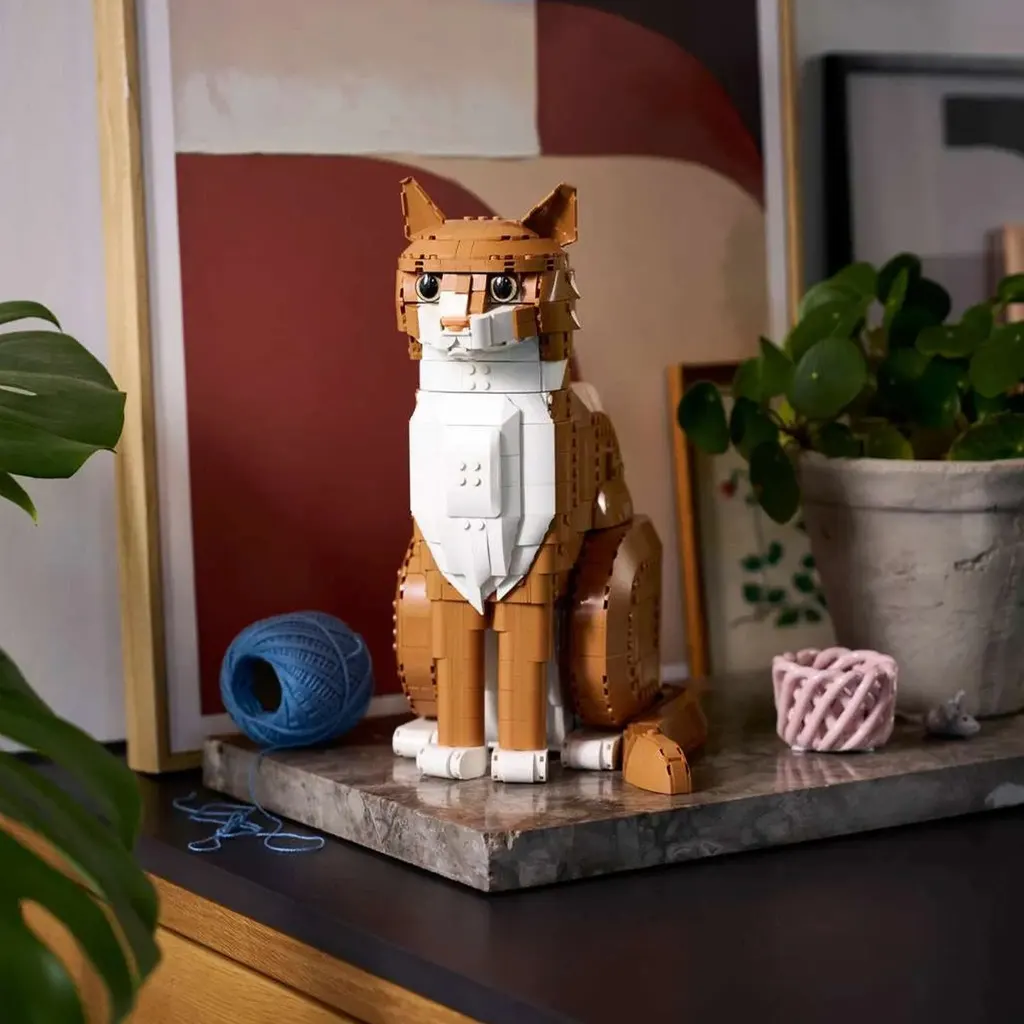 Chat LEGO Ideas en briques